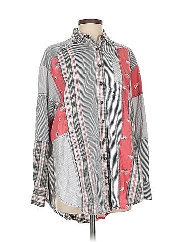 Free People Long Sleeve Button-Down Shirt (view 1)