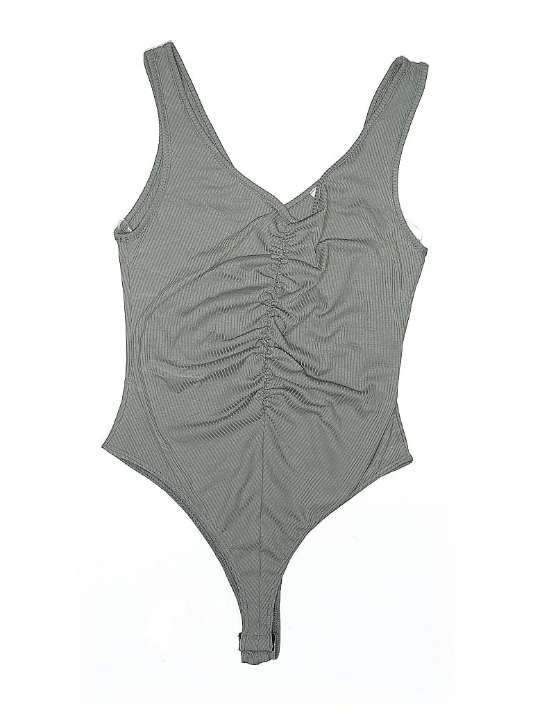 Pre-owned Timing Bodysuit In Gray