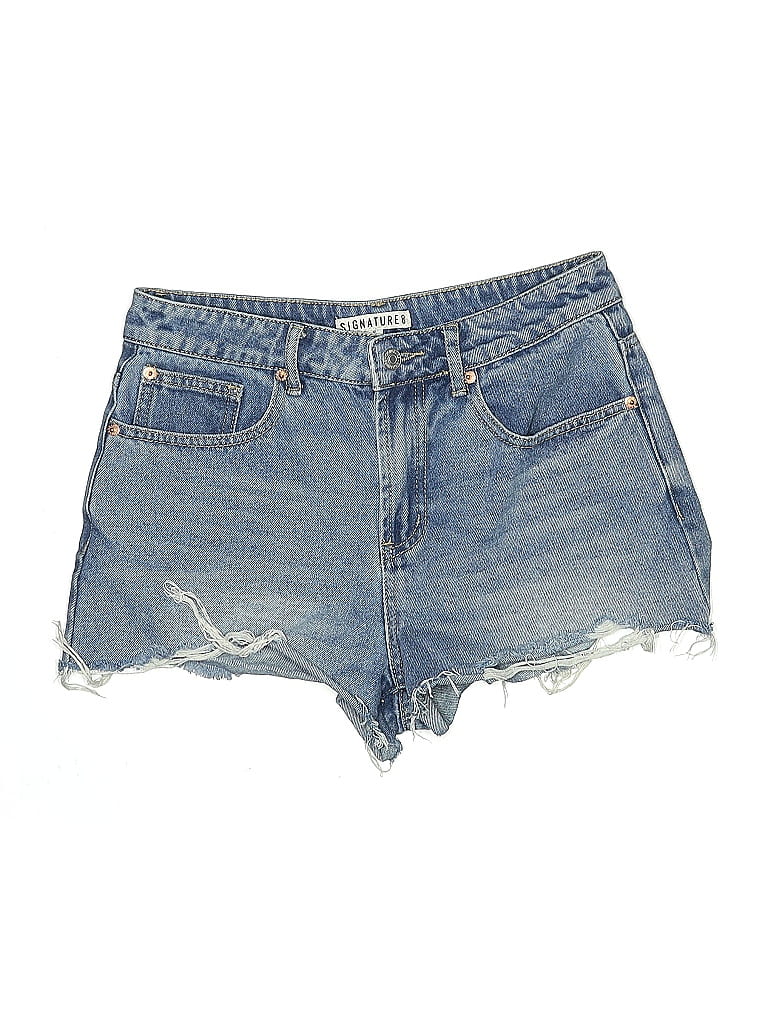 Pre-owned Signature 8 Denim Shorts In Blue