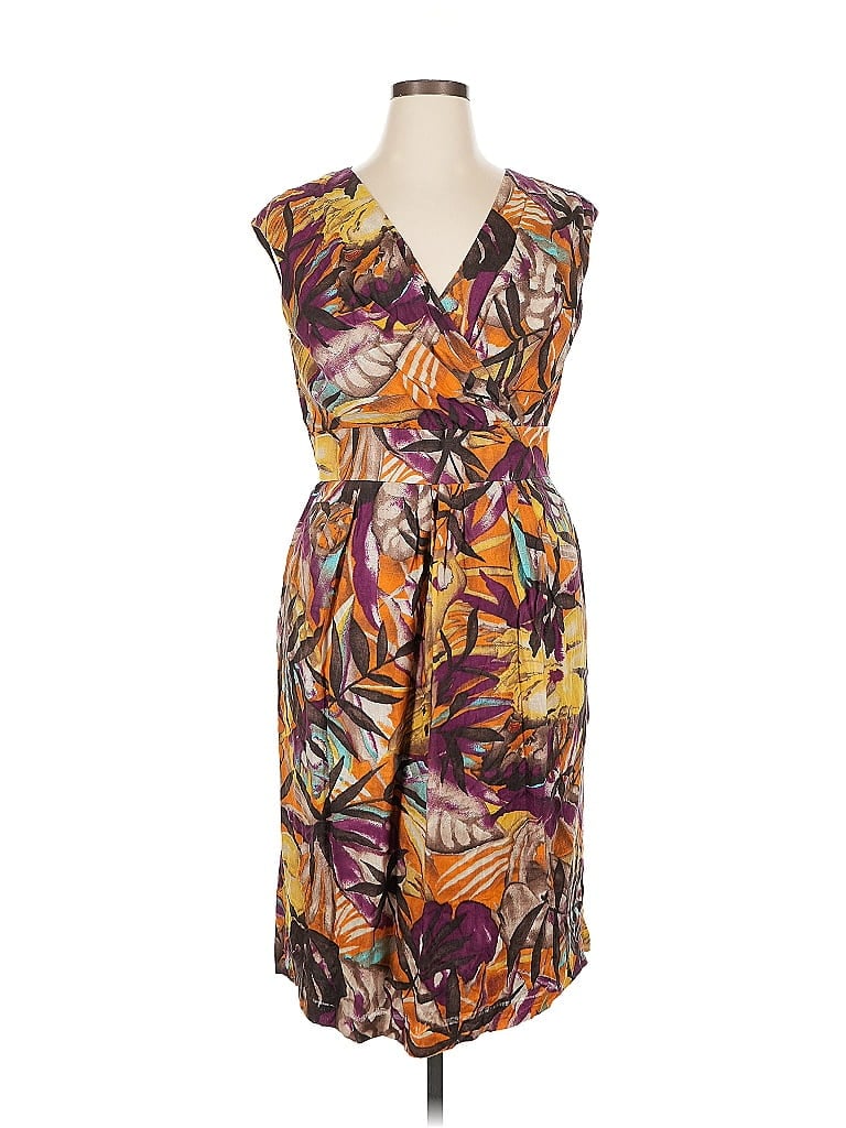 Pre-owned Lafayette 148 Cocktail Dress In Brown