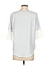 Lola B 100% Polyester Silver Short Sleeve Blouse Size S - photo 2