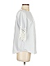 Lola B 100% Polyester Silver Short Sleeve Blouse Size S - photo 4