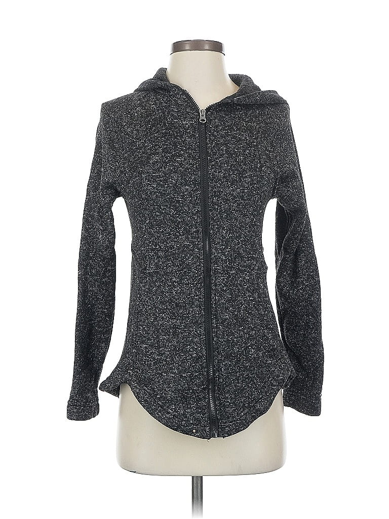 Pre-owned Eddie Bauer Zip Up Hoodie In Gray