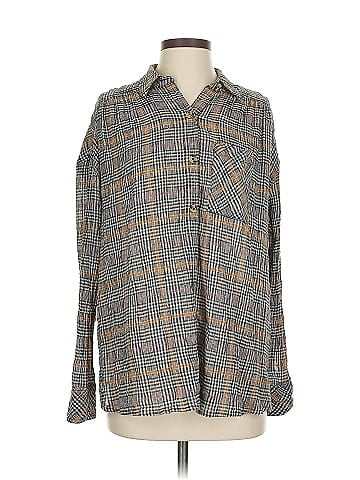 Free People Long Sleeve Button-Down Shirt (view 1)
