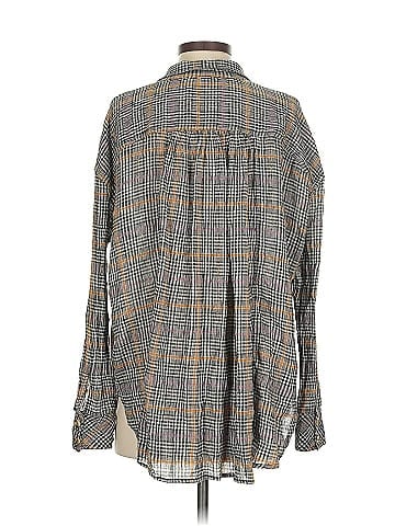 Free People Long Sleeve Button-Down Shirt (view 2)