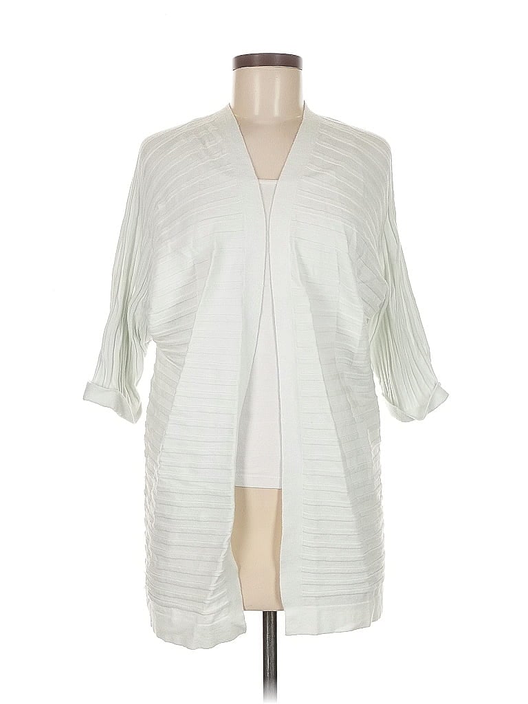 Pre-owned Unbranded Cardigan Sweater In White