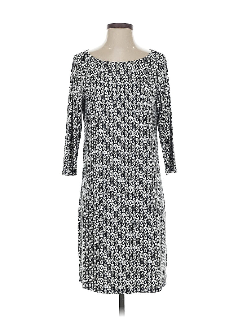 Pre-owned Jjill Casual Dress In Gray