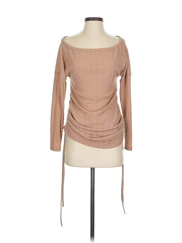 Pre-owned Shein Pullover Sweater In Brown