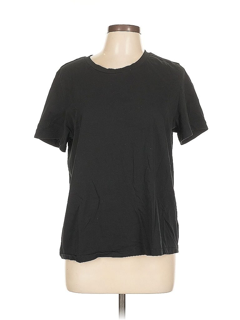 Pre-owned Gap Short Sleeve T-shirt In Black