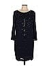 Escada Stars Black Blue Cocktail Dress Size EU 42 / US 12 - photo 1