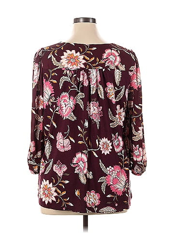 Ann Taylor LOFT Outlet 3/4 Sleeve Blouse (view 2)
