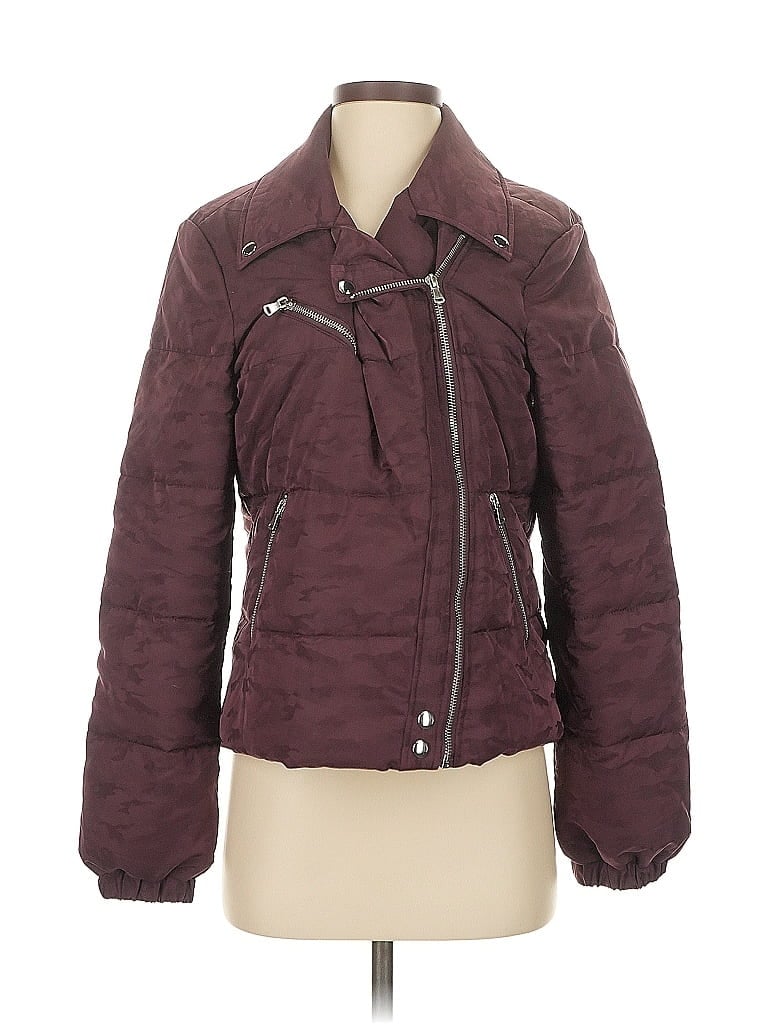Pre-owned Paige Jacket In Burgundy