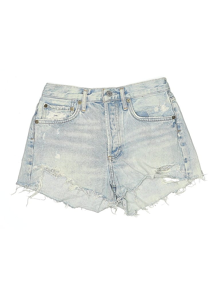 Pre-owned Agolde Denim Shorts In Blue