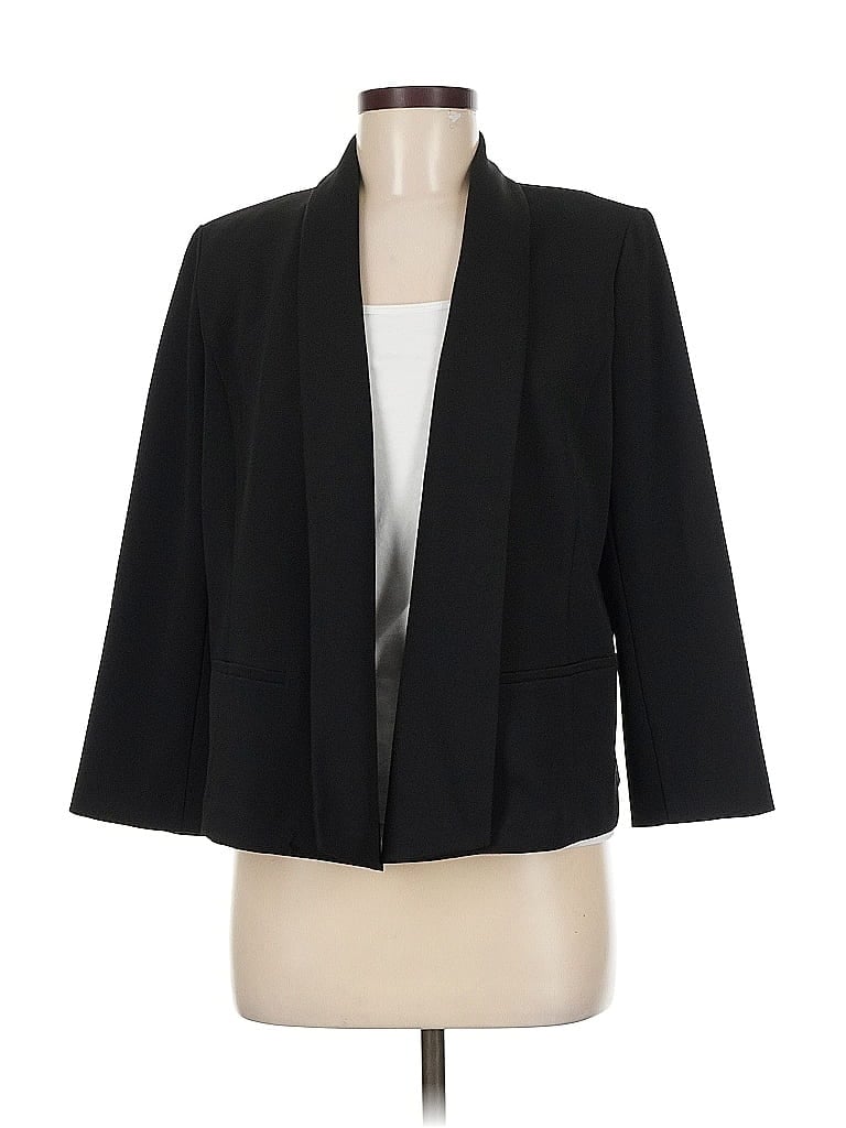 Pre-owned Anne Klein Blazer Jacket In Black