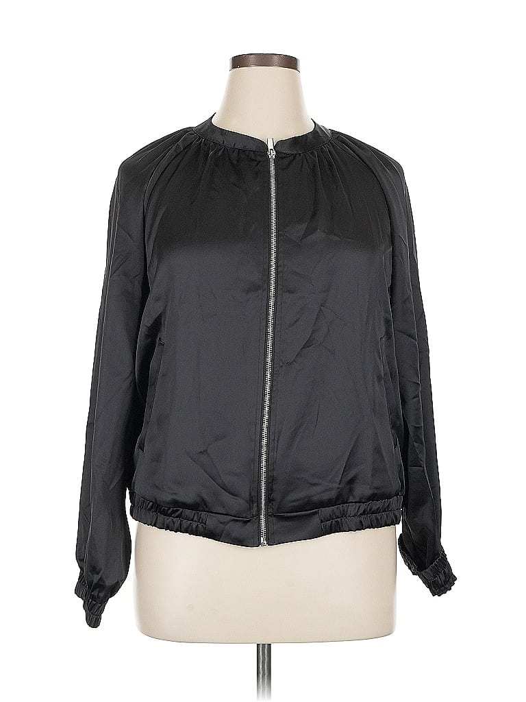 Pre-owned Scoop Cardigan Sweater In Black