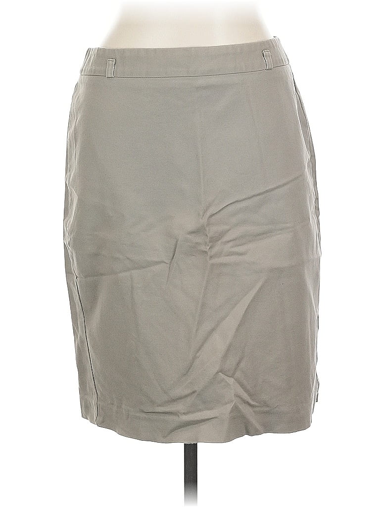Pre-owned Van Heusen Casual Skirt In Gray