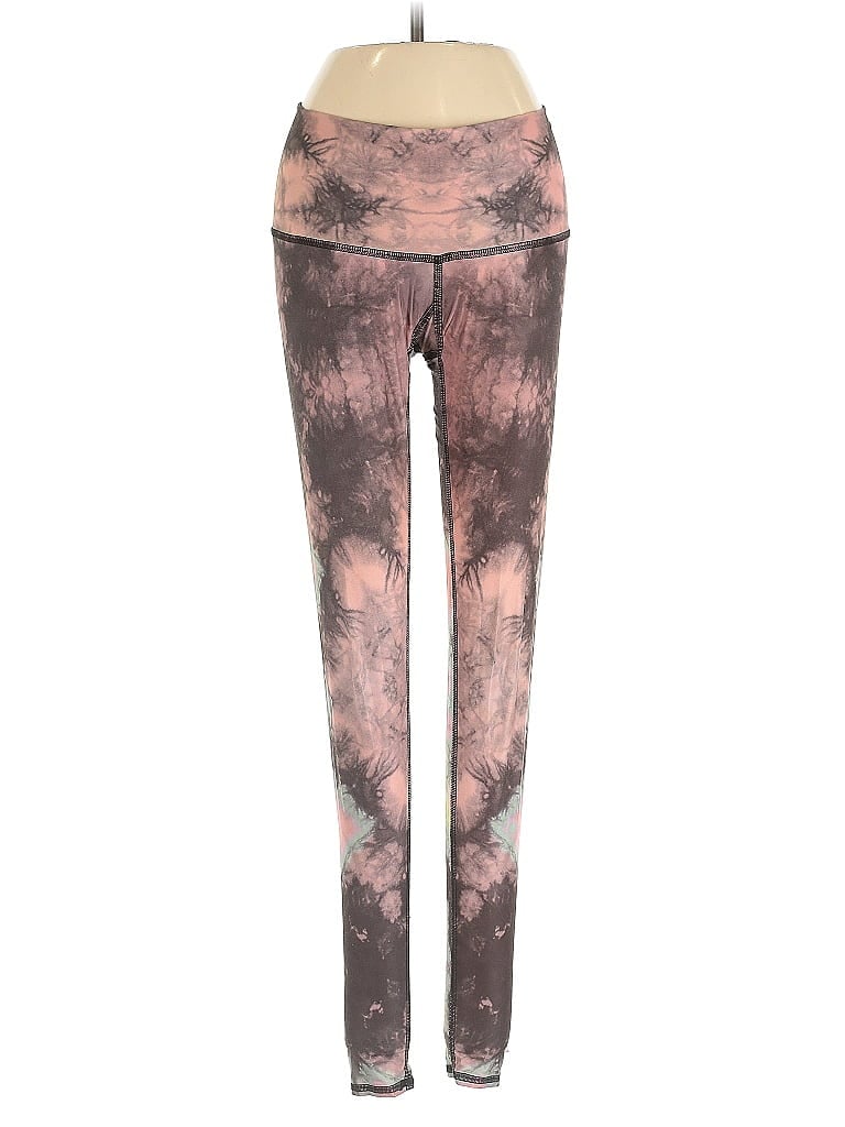 Pre-owned Teeki Yoga Pants In Pink