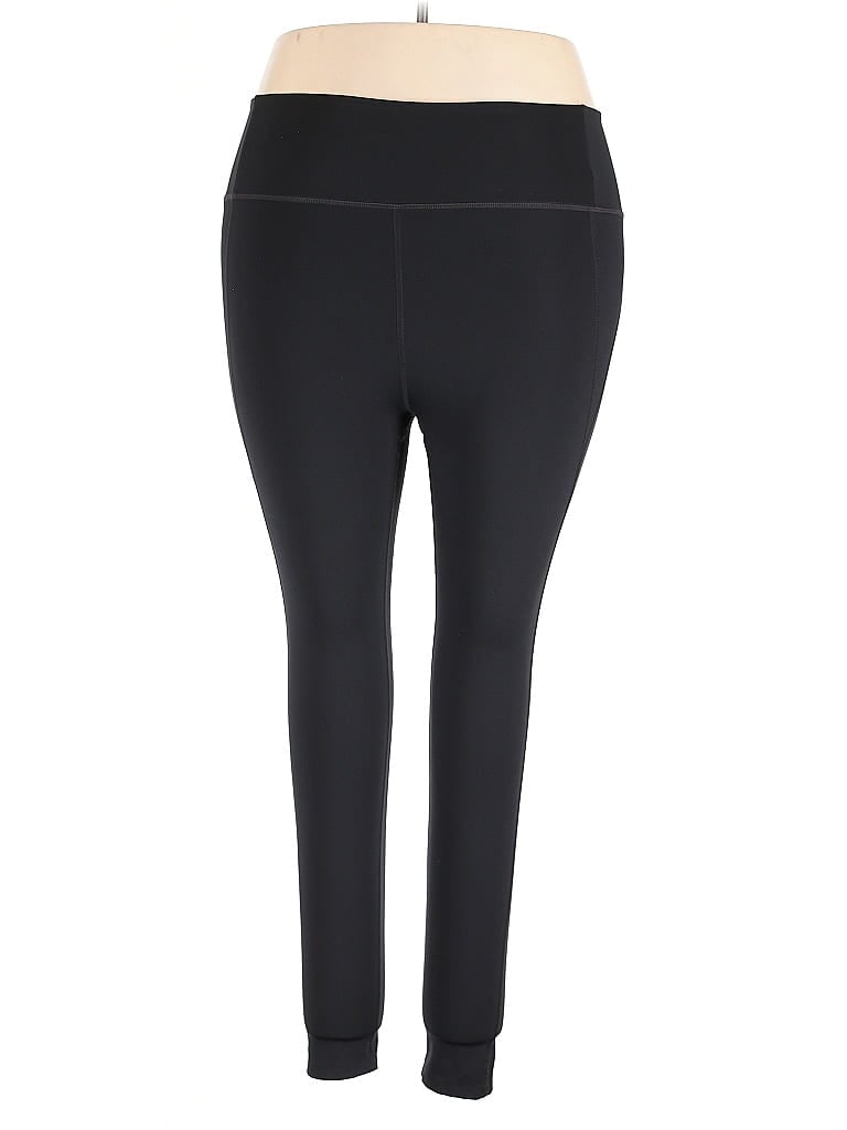 Pre-owned Girlfriend Collective Active Pants In Black