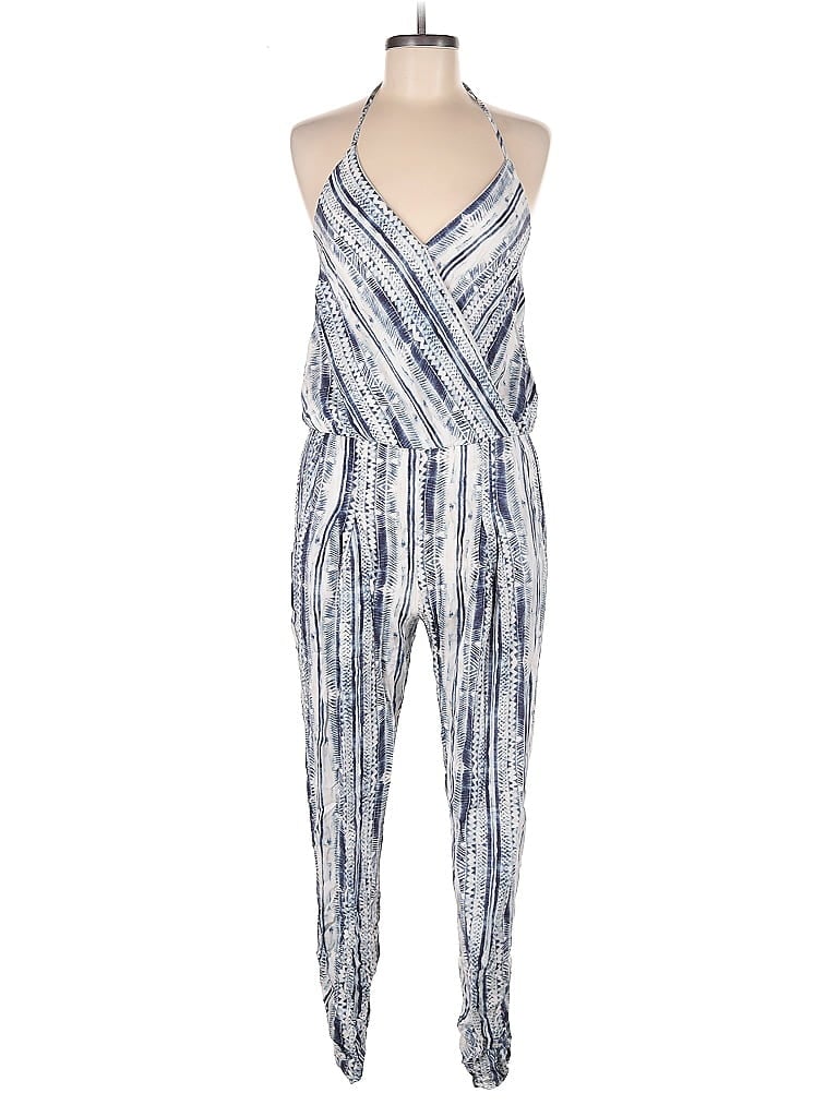 Pre-owned Design Lab Lord & Taylor Jumpsuit In Blue