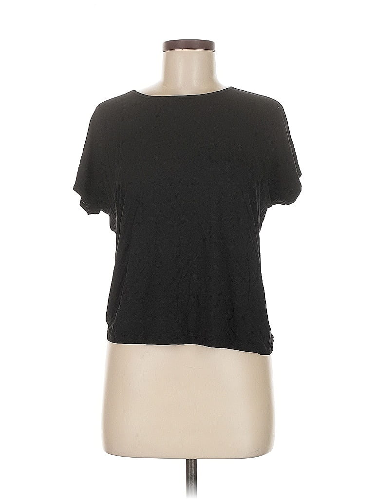 Pre-owned Unbranded Short Sleeve T-shirt In Black
