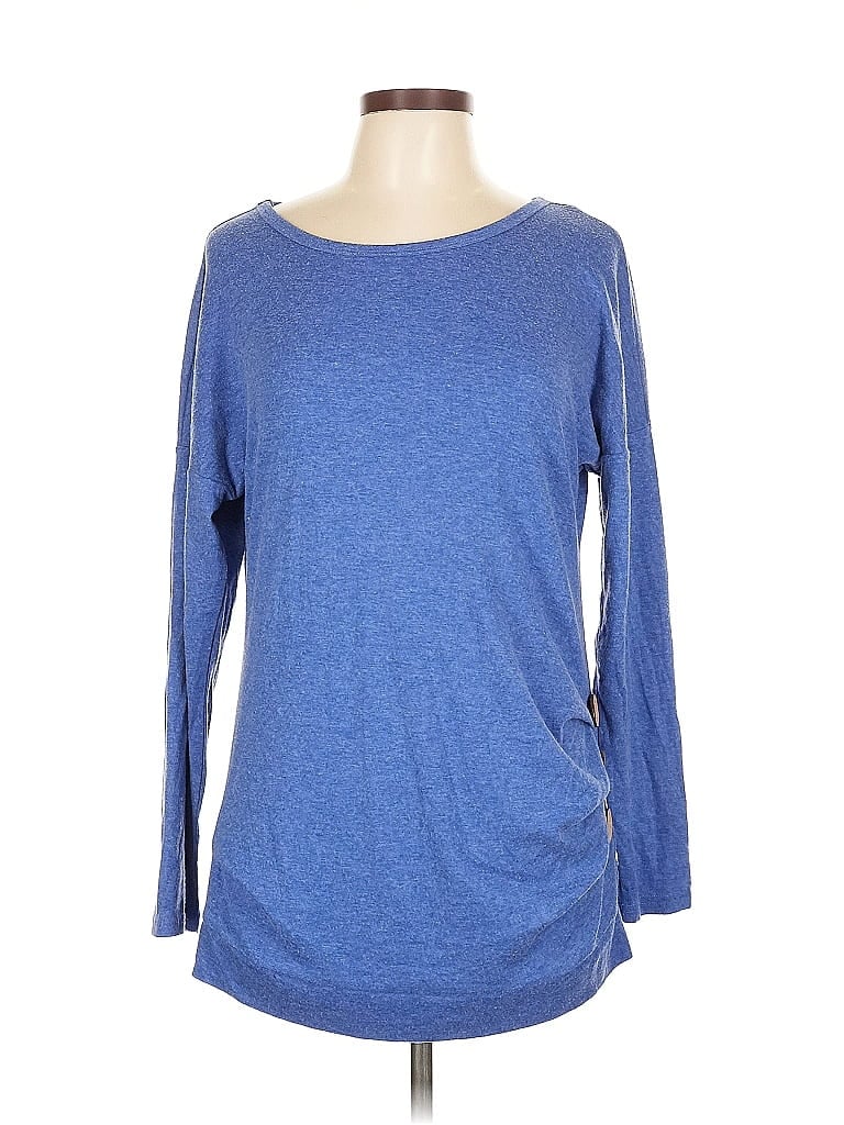 Pre-owned Assorted Brands Pullover Sweater In Blue