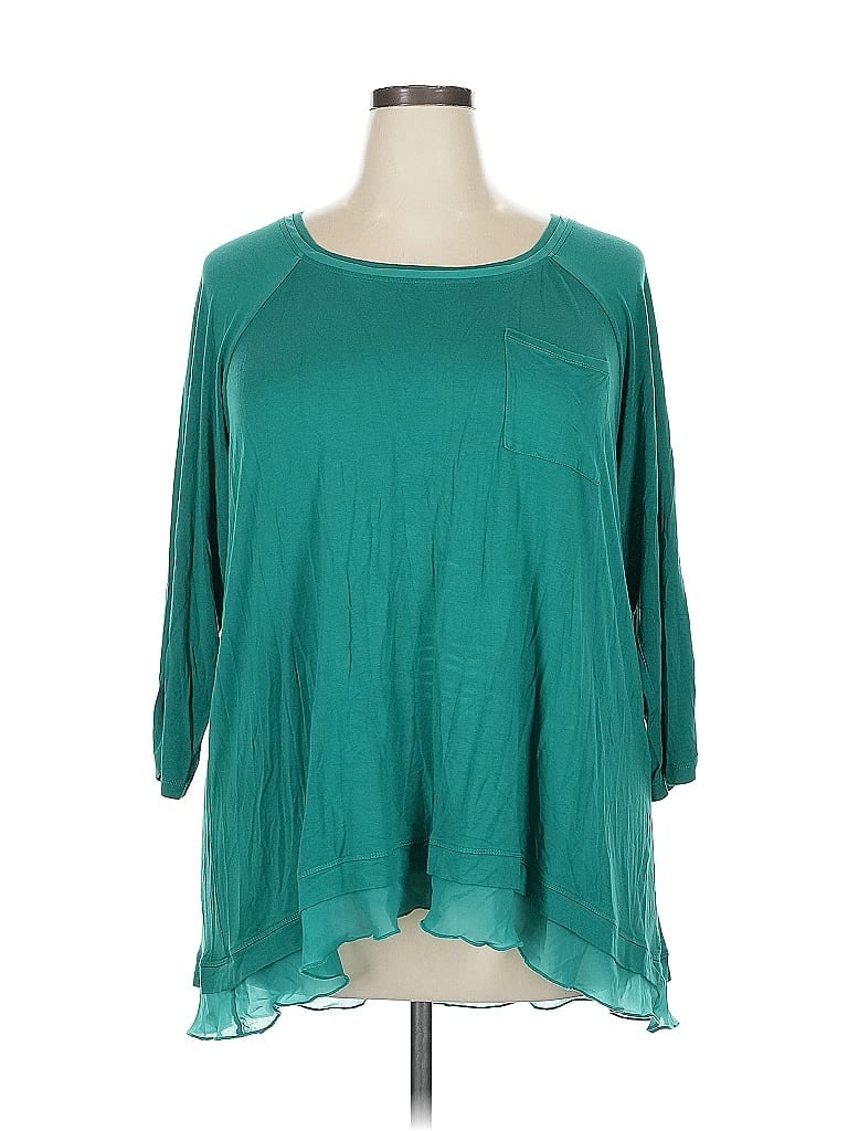 Pre-owned Cupio 3/4 Sleeve T-shirt In Blue