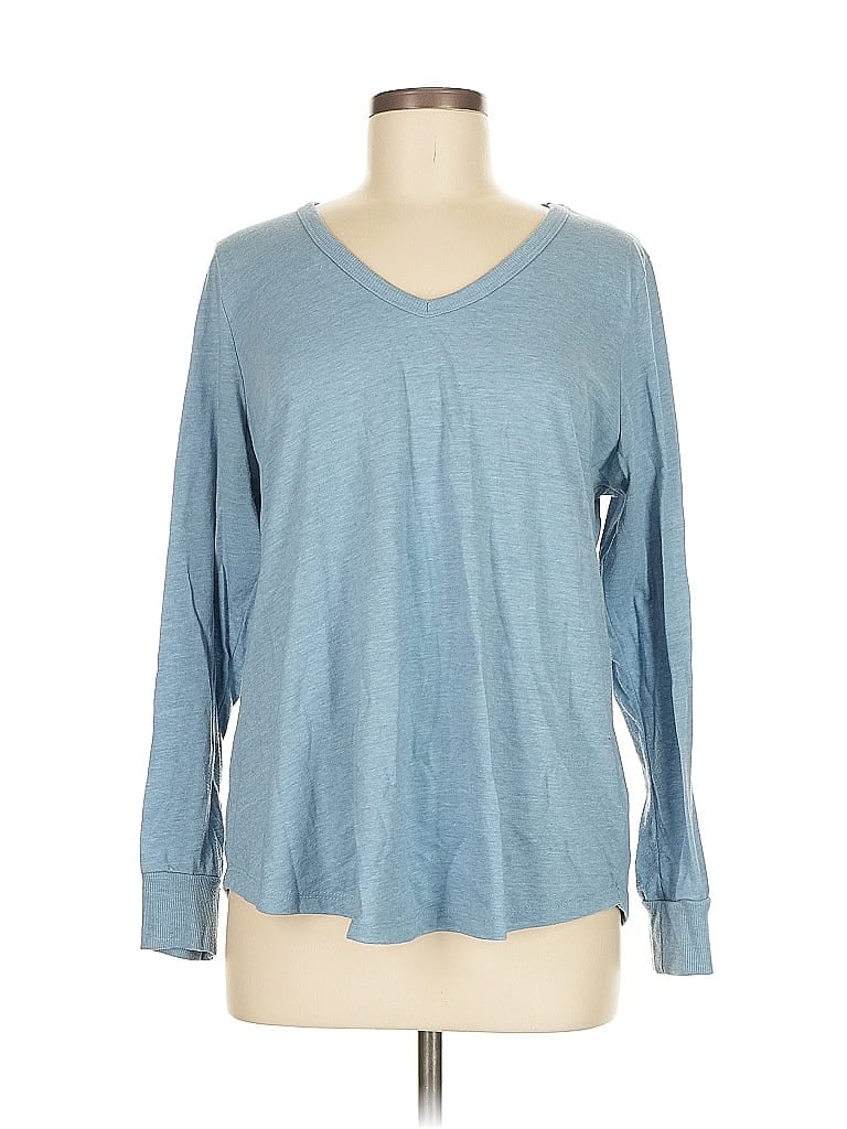 Pre-owned Torrid Long Sleeve T-shirt In Blue