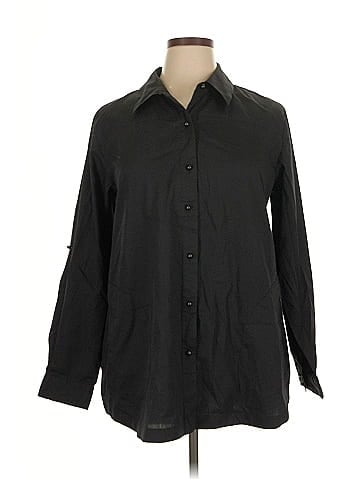 Joan Rivers 3/4 Sleeve Button-Down Shirt (view 1)