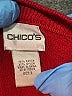 Chico's Red Pullover Sweater Size Lg (2) - photo 7