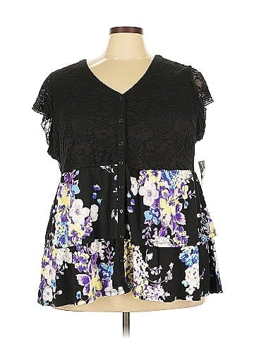 Torrid Short Sleeve Blouse (view 1)