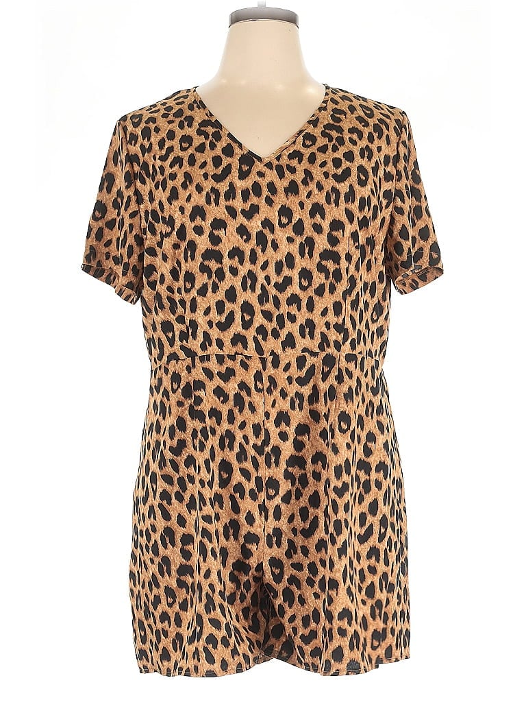 Pre-owned Unbranded Romper In Brown