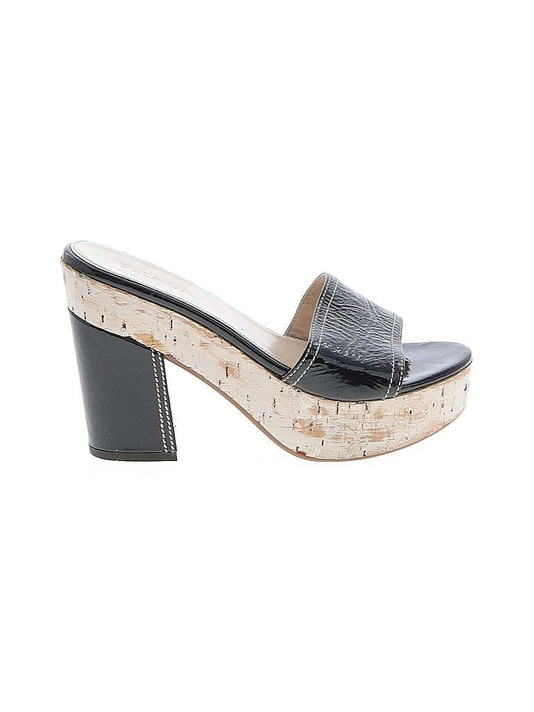 Pre-owned Prada Heels In Black