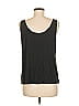 Ann Taylor LOFT Outlet 100% Polyester Black Sleeveless Top Size M - photo 2
