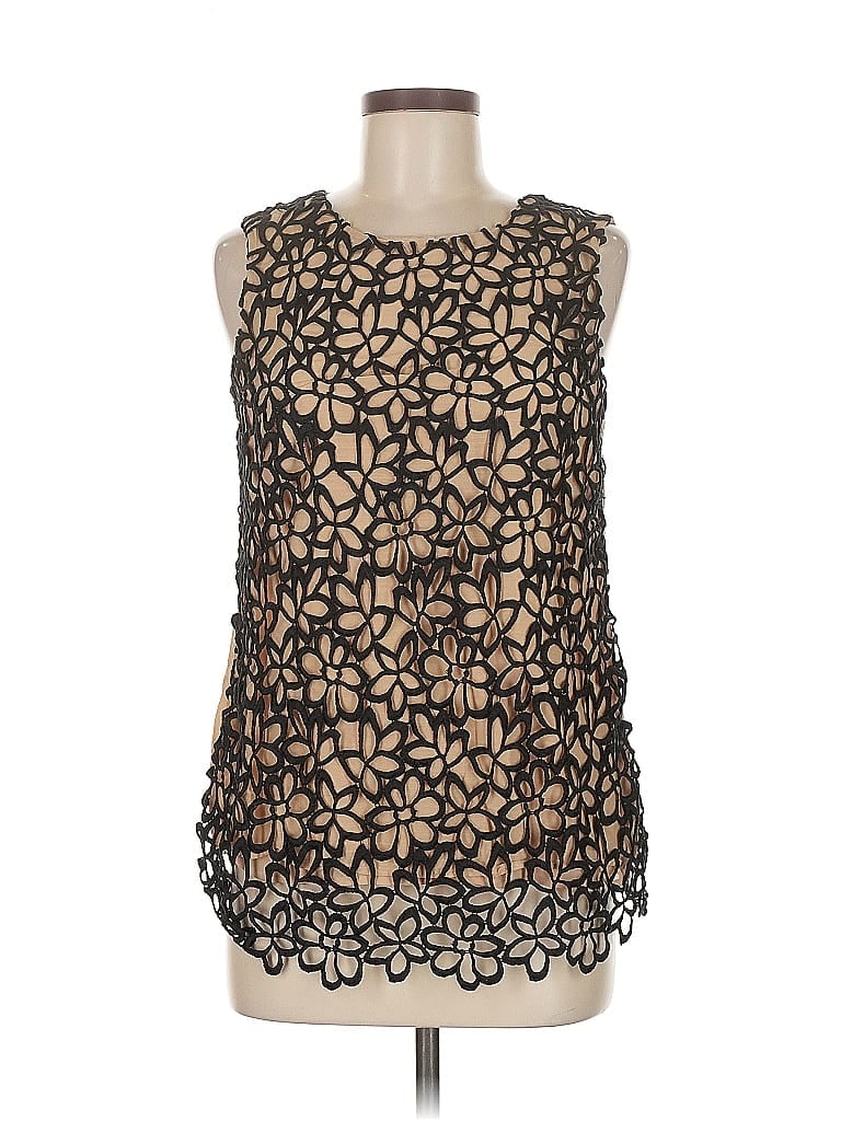 Pre-owned Neiman Marcus For Target Sleeveless Blouse In Gold