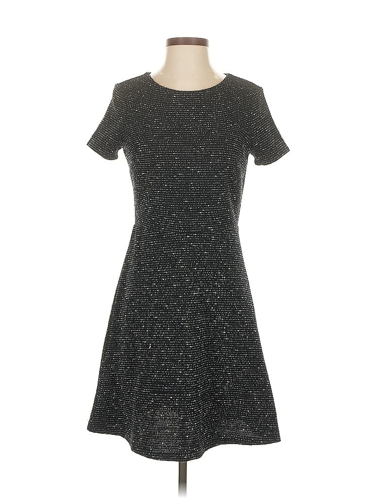 Pre-owned Ann Taylor Loft Casual Dress In Gray