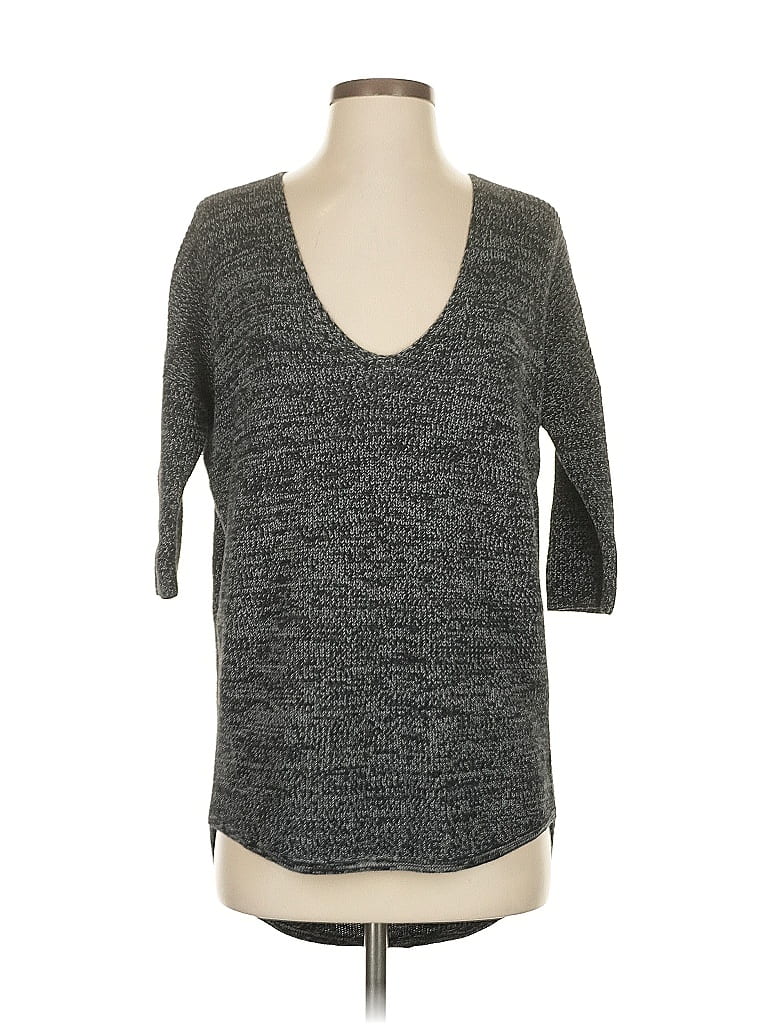 Pre-owned Express Pullover Sweater In Gray