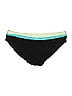 Freya Color Block Stripes Solid Black Swimsuit Bottoms Size XL - photo 1