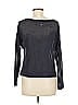 Lululemon Athletica Black Blue Long Sleeve Top Size 10 - photo 2