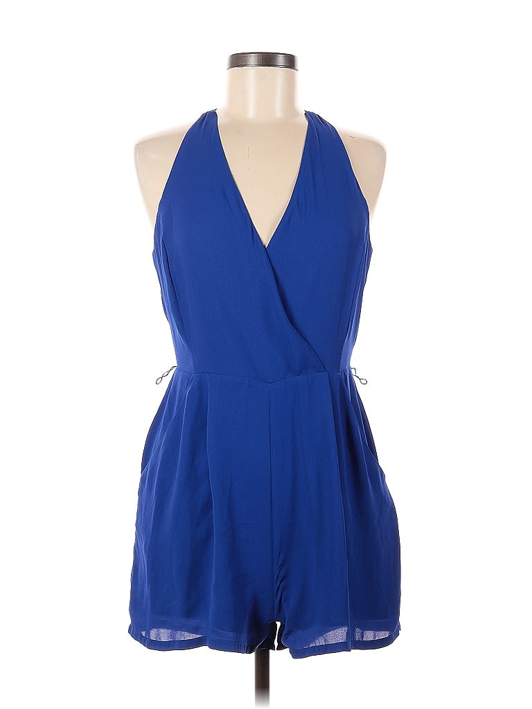 Pre-owned Express Romper In Blue
