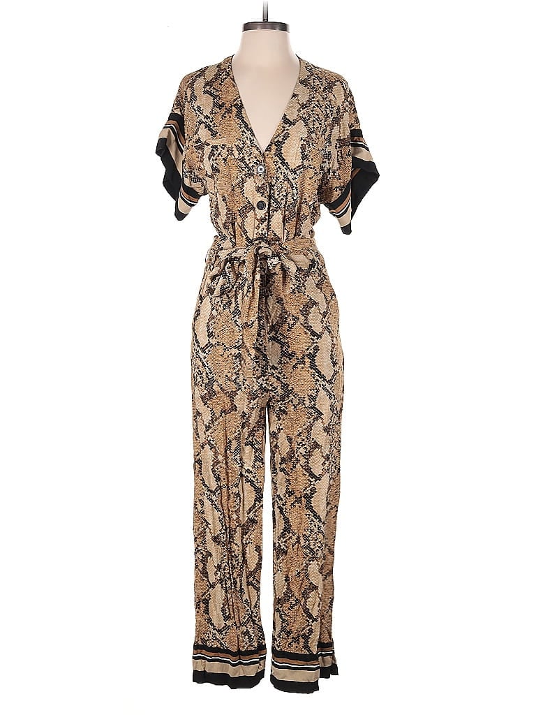 Pre-owned H&m Jumpsuit In Gold