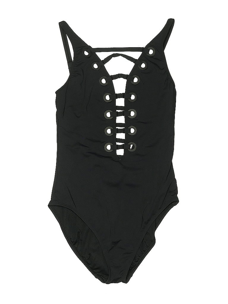 Pre-owned Bleu Rod Beattie One Piece Swimsuit In Black