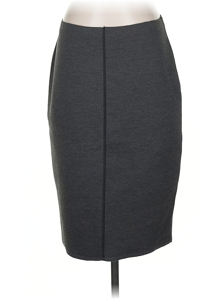 Pre-owned Ann Taylor Formal Skirt In Gray