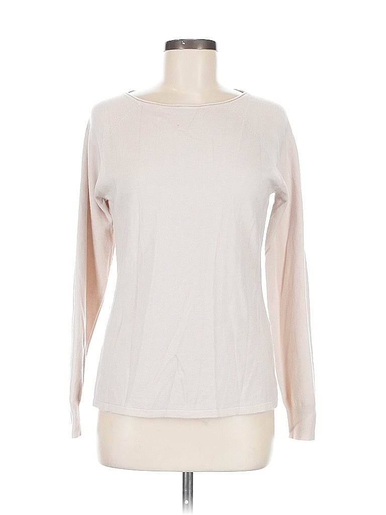 Pre-owned Basics Pullover Sweater In White