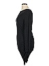 Unbranded Solid Black Casual Dress Size XL - photo 5