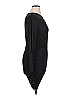 Unbranded Solid Black Casual Dress Size XL - photo 4