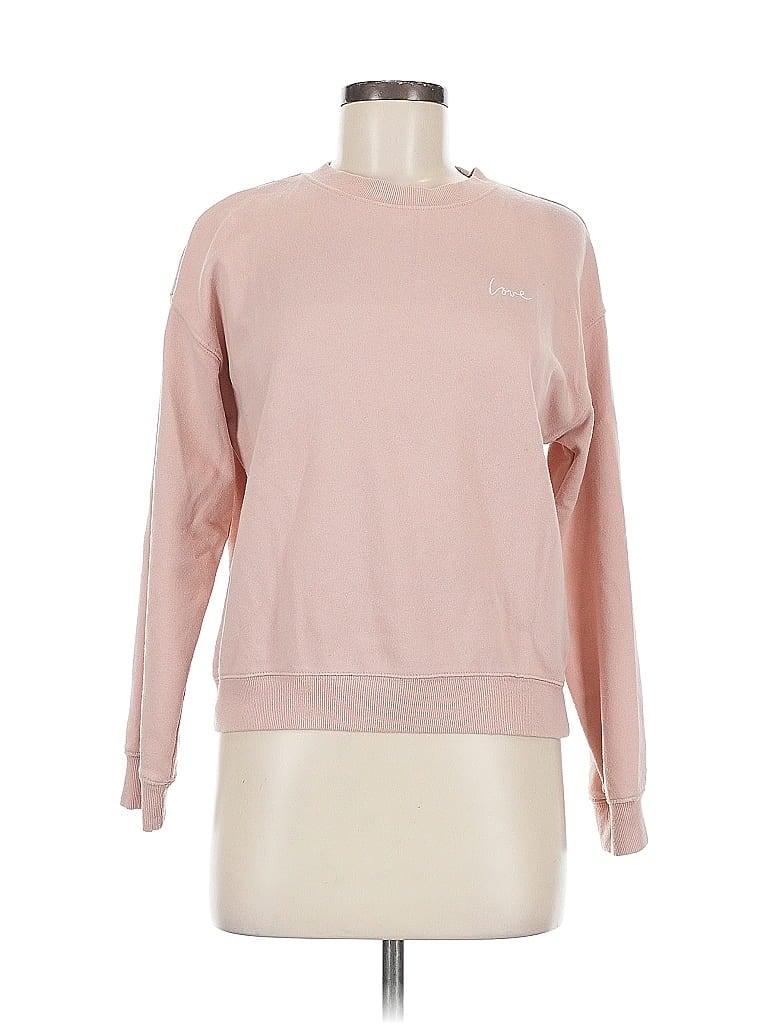 Pre-owned Divided By H&m Sweatshirt In Pink