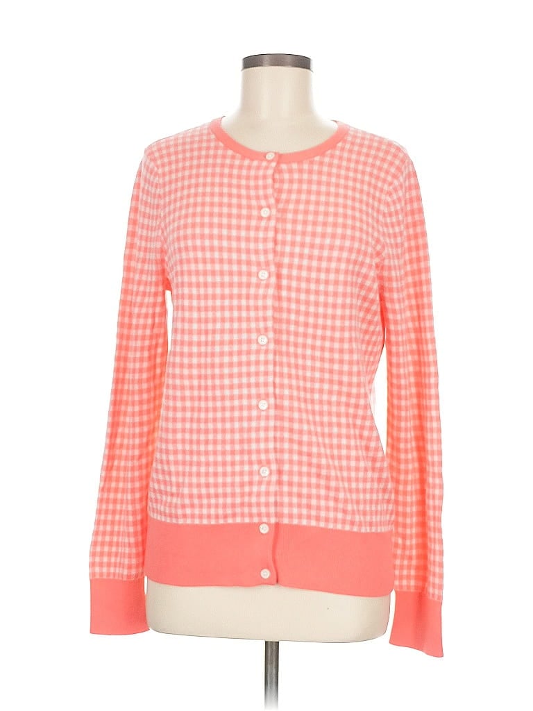 Click to view more detailed imagery on our partner's website Pre-owned Lands' End Cardigan Sweater In Orange