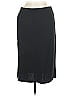 The Michael Collection Solid Black Wool Skirt Size M - photo 2