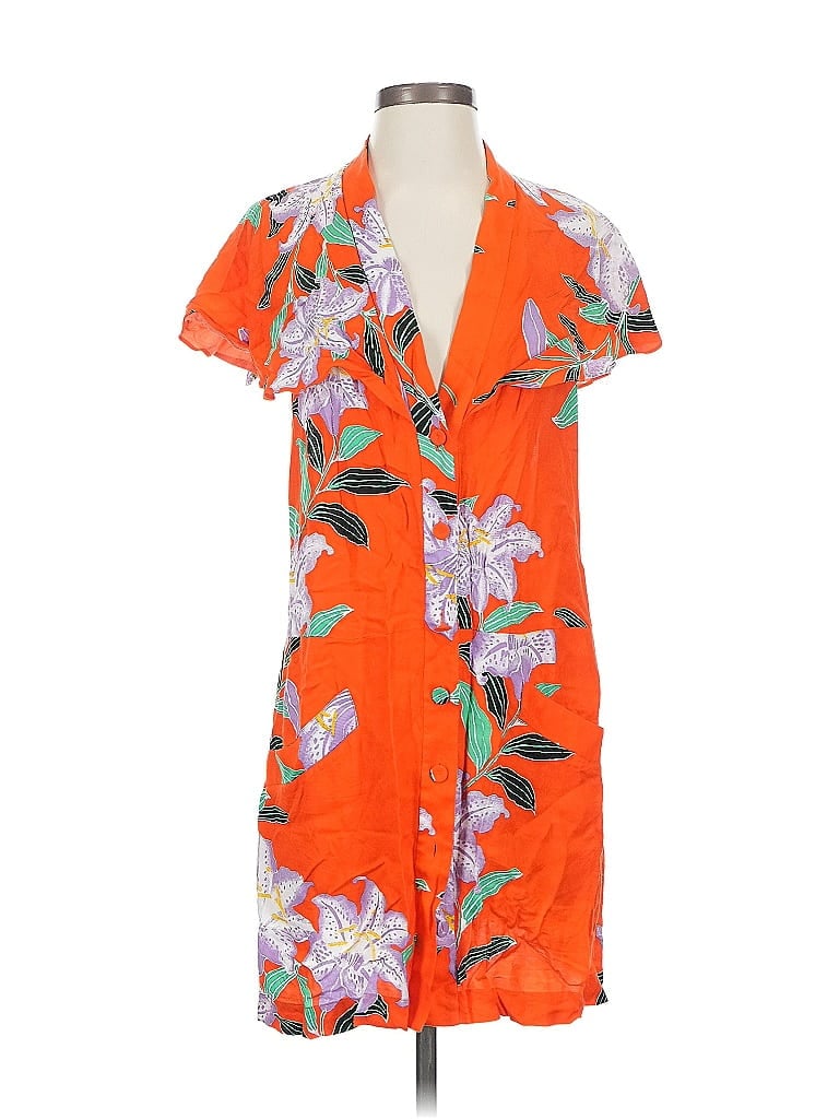 Pre-owned Diane Von Furstenberg Casual Dress In Orange