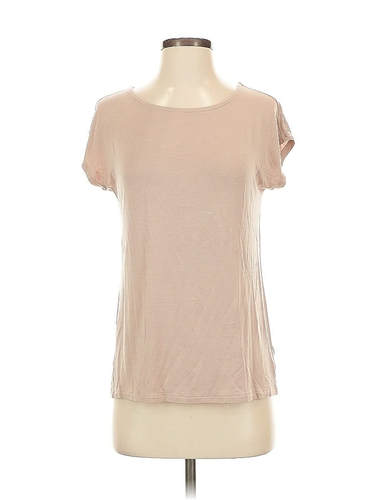 Pre-owned Tahari Short Sleeve T-shirt In Brown